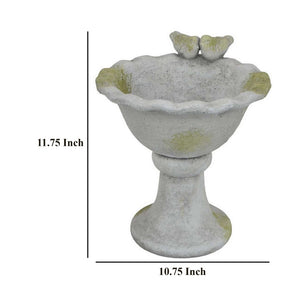 English Elm Deni Silver Porcelain Temple Jar with Pierced Lattice Lid for Mantel or Shelf Display Grey Green B056P416947