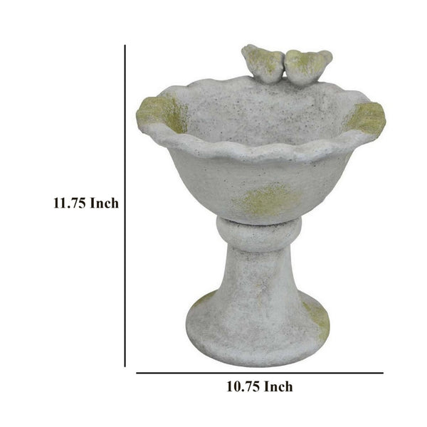 English Elm Deni Silver Porcelain Temple Jar with Pierced Lattice Lid for Mantel or Shelf Display Grey Green B056P416947