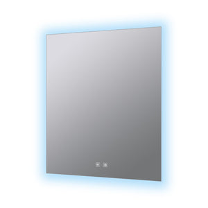 English Elm Vellum Frameless Led Backlit Vanity Mirror with Defogger for Modern Bathrooms B2731P478336