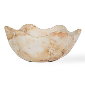 Uttermost Uttermost Hand-carved Natural Stone Bowl Organic Sculptural Accent for Home or Garden 17147