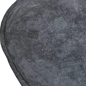 Uttermost Handcrafted River Stone Decorative Tray Organic Sculptural Charcoal Finish