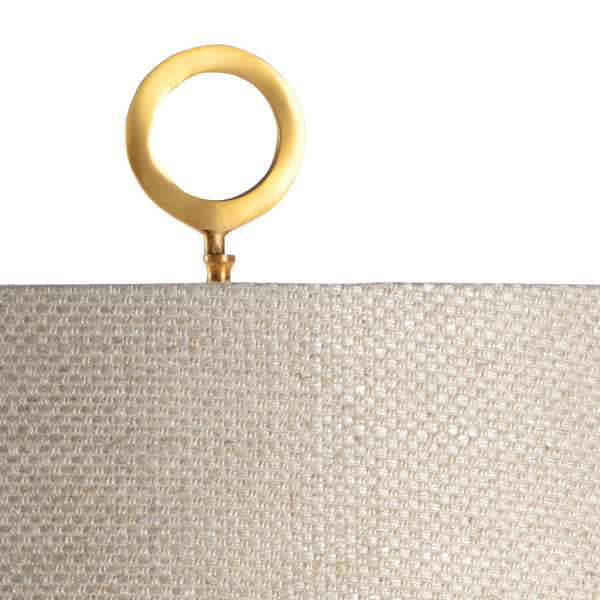 Wildwood San Michele Aquamarine Lamp — Hand‑Sculpted Vietri Ceramic Table Lamp, Coastal Texture & Glow 17156