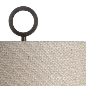 Wildwood Salerno Hand‑Sculpted Italian Ceramic Table Lamp In Aged Cream Glaze With Bronze Mounting, 30" Tall Ambient Lighting 17157