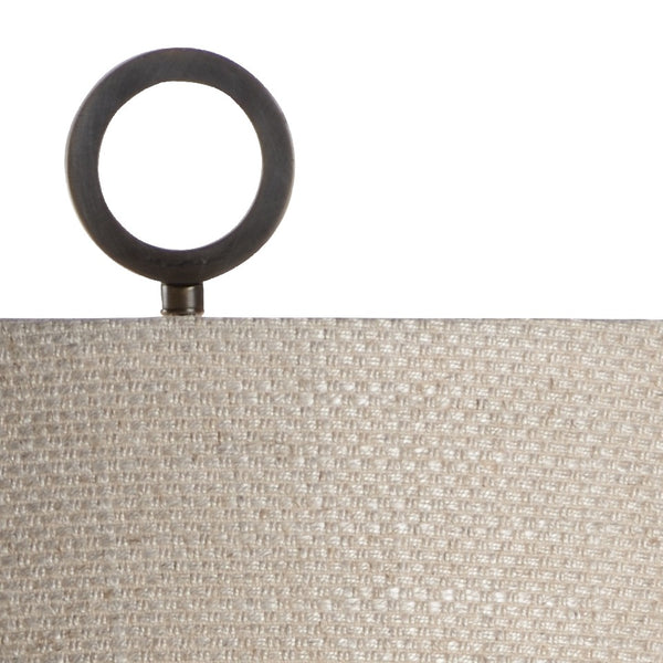 Wildwood Salerno Hand‑Sculpted Italian Ceramic Table Lamp In Aged Cream Glaze With Bronze Mounting, 30" Tall Ambient Lighting 17157