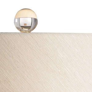 Wildwood Amalfi Hand-Sculpted Table Lamp By Vietri — 30" Aged Cream Ceramic Accent For Timeless Interiors 17165