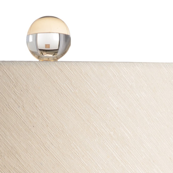 Wildwood Amalfi Hand-Sculpted Table Lamp By Vietri — 30" Aged Cream Ceramic Accent For Timeless Interiors 17165