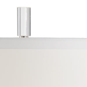 Wildwood Sailor Hand-Painted Ceramic Lamp By Vietri — Blue & Cream Stripes, Acrylic Base, Coastal Modern Accent 17191