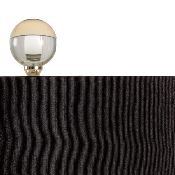 Wildwood Argento Ceramic Urn Lamp By Vietri — Aged Cream & Black Bubble Glaze On Clear Acrylic Base, 31.5" H 17192-2