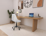 Clarion Matte Black Office Chair 171Black Meridian Furniture