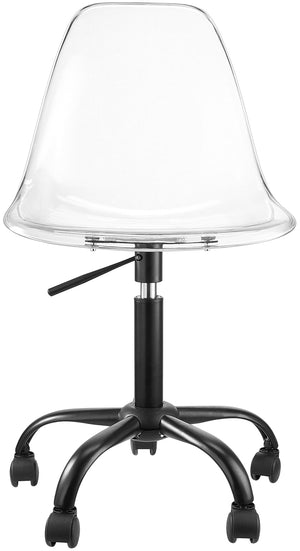 Clarion Matte Black Office Chair 171Black Meridian Furniture