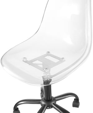 Clarion Matte Black Office Chair 171Black Meridian Furniture