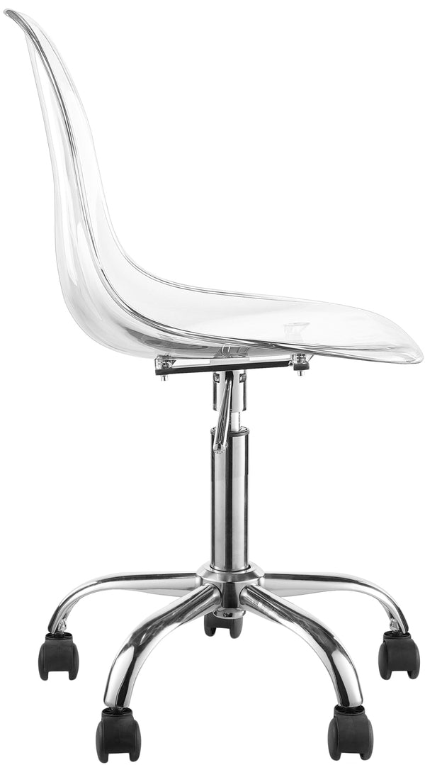 Clarion Chrome Office Chair 171Chrome Meridian Furniture