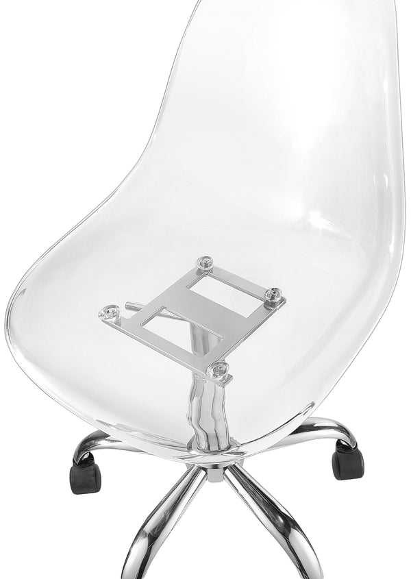 Clarion Chrome Office Chair 171Chrome Meridian Furniture