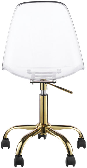 Clarion Gold Office Chair 171Gold Meridian Furniture