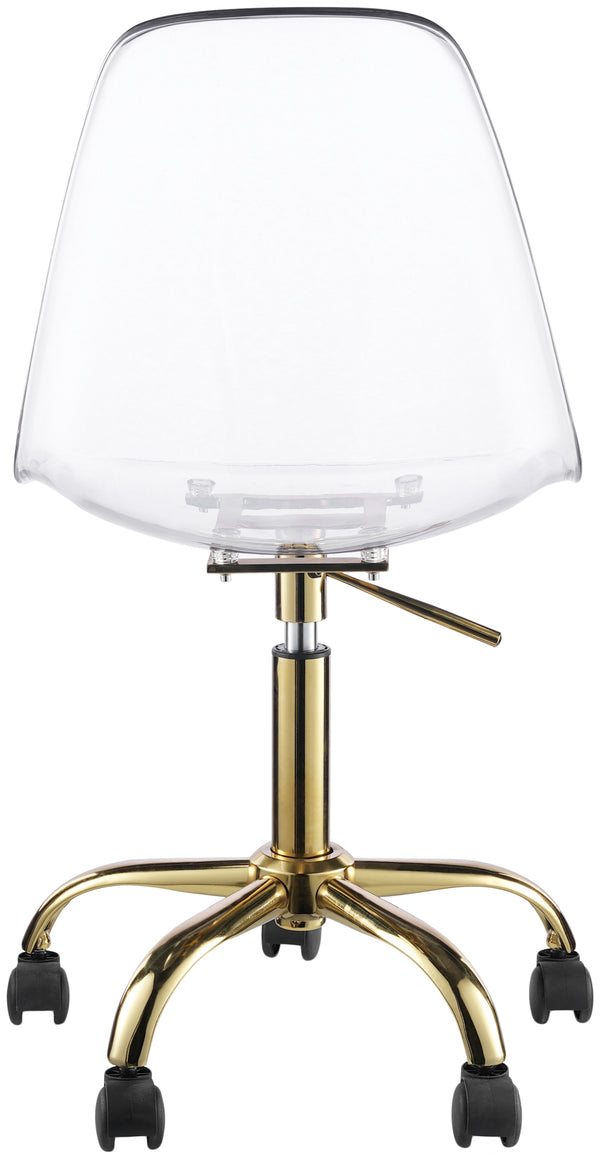 Clarion Gold Office Chair 171Gold Meridian Furniture