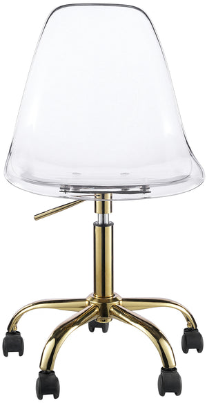 Clarion Gold Office Chair 171Gold Meridian Furniture