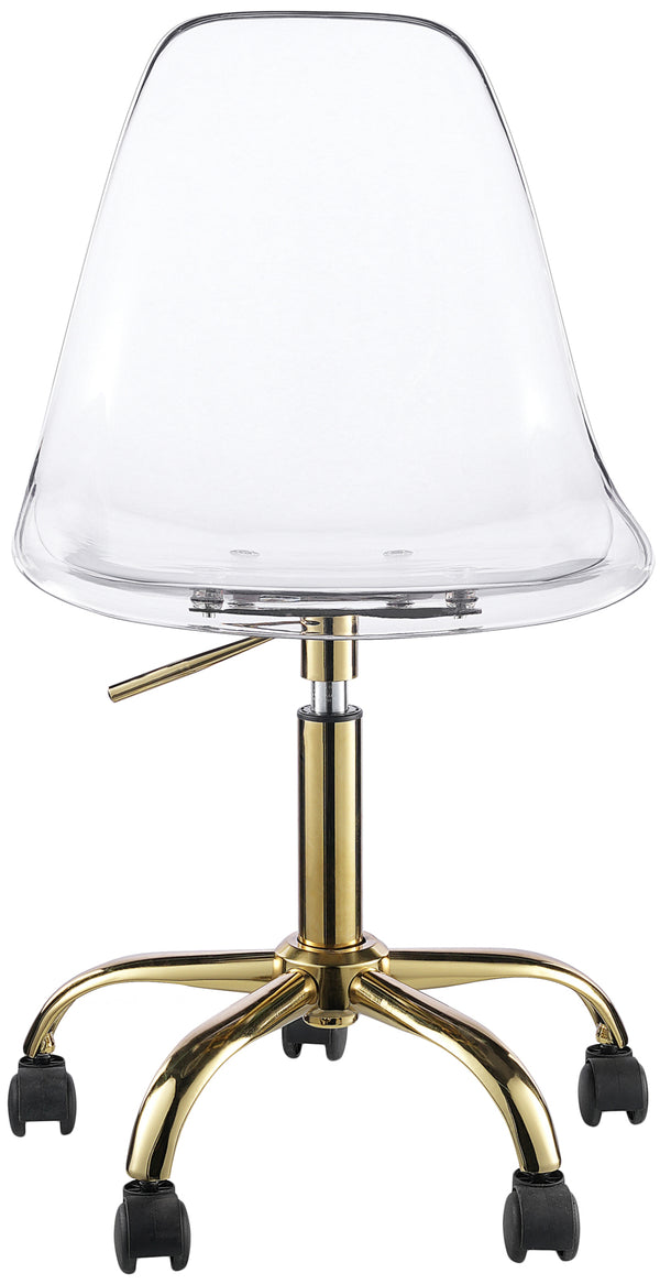 Clarion Gold Office Chair 171Gold Meridian Furniture