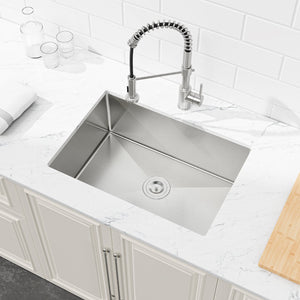 English Elm Stainless Steel Undermount Kitchen Sink Handmade 304 Grade Nano Gray Brushed Finish T3177P286043