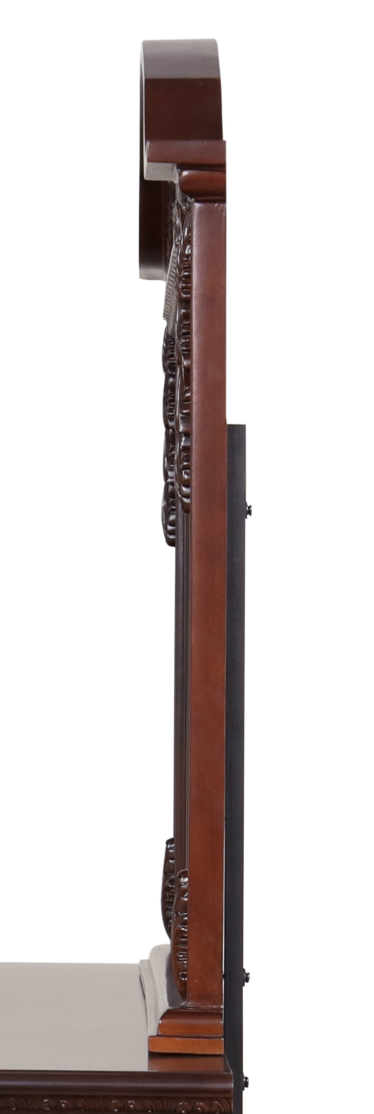 English Elm Lyndon Cherry Framed Mirror 41"x50" — Low-Distortion Glass, Engineered Wood Frame, Durable Mounting Brackets B078P301017