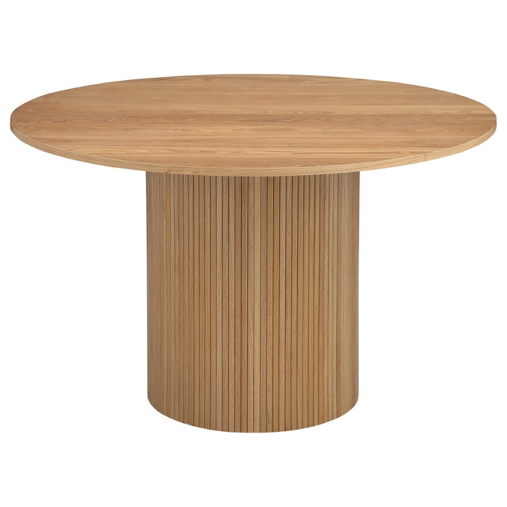 English Elm Maxine Brown Mindi Veneer Square Counter Height Table for Farmhouse Dining Rooms B062S01424