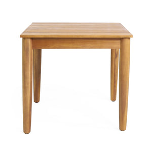 English Elm Rustic Acacia Wood Rope Woven Chair and Slat Table Set for Patio Comfort N769P326314T_70151.00