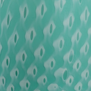 Wildwood Antigua Mint Glass Lamp With Polished Nickel, Silkette Shade & French Wiring — Coastal Contemporary Glow 17230