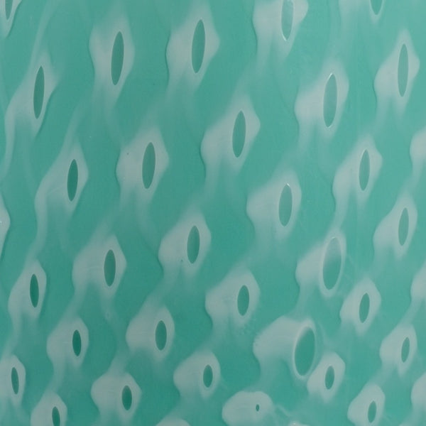 Wildwood Antigua Mint Glass Lamp With Polished Nickel, Silkette Shade & French Wiring — Coastal Contemporary Glow 17230