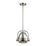 Urbano 8'' Wide 1-Light Mini Pendant - Brushed Nickel 17241/1 Elk Lighting