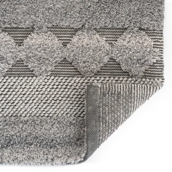 Capel Rugs Boho Bliss Indoor-outdoor Area Rug – Eco-friendly, Textured Design With Woven Geometric Patterns Stone, White 100% Polyester 1725rs09001200330