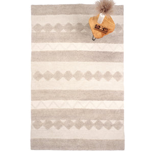 Capel Rugs Boho Bliss Indoor-outdoor Area Rug – Eco-friendly, Textured Design With Woven Geometric Patterns Alabaster, White 100% Polyester 1725rs08001000600