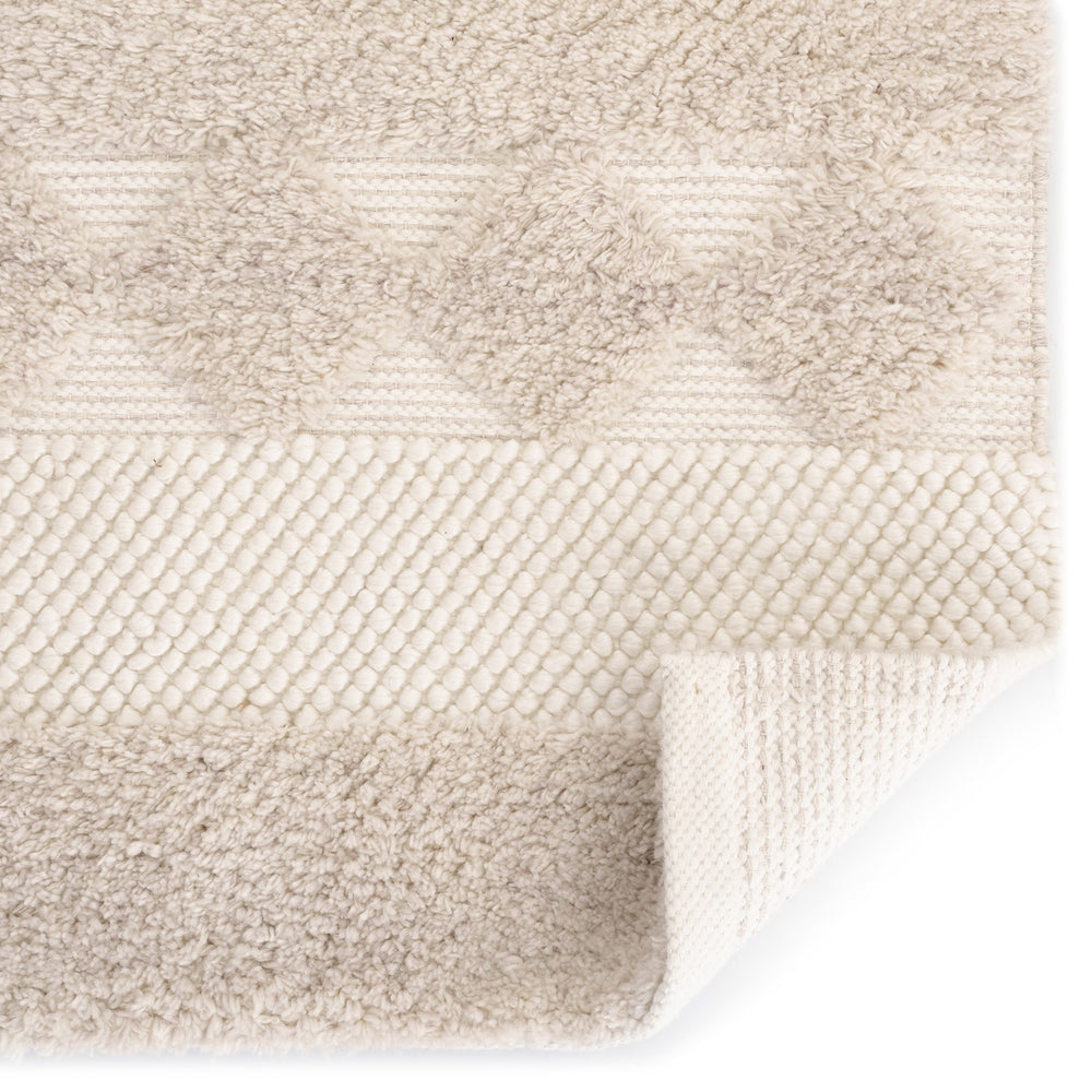 Capel Rugs Boho Bliss Indoor-outdoor Area Rug – Eco-friendly, Textured Design With Woven Geometric Patterns Alabaster, White 100% Polyester 1725rs08001000600