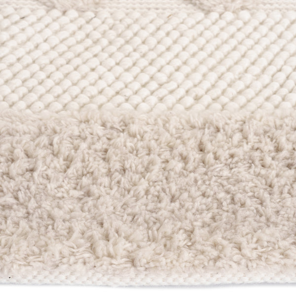 Capel Rugs Boho Bliss Indoor-outdoor Area Rug – Eco-friendly, Textured Design With Woven Geometric Patterns Alabaster, White 100% Polyester 1725rs08001000600