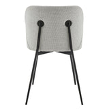 EuroStyle Markus Side Chair Light Gray - Set of 2 17252-LTGRY