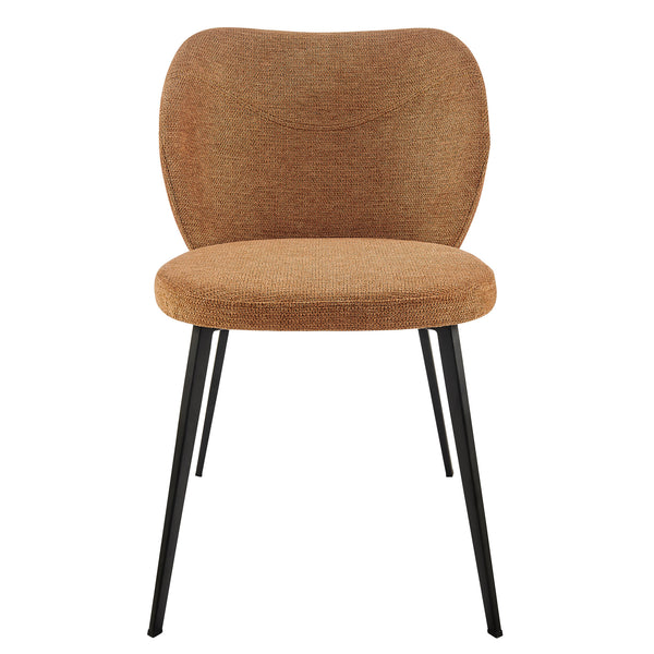 EuroStyle Markus Side Chair Rust - Set of 2 17252-RUST