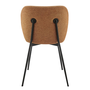 EuroStyle Markus Side Chair Rust - Set of 2 17252-RUST