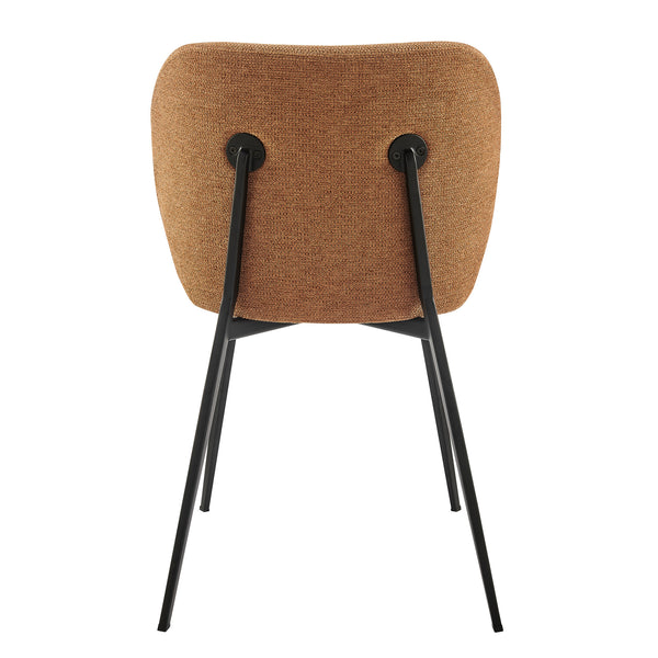 EuroStyle Markus Side Chair Rust - Set of 2 17252-RUST
