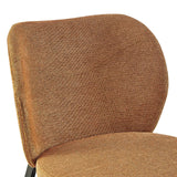 EuroStyle Markus Side Chair Rust - Set of 2 17252-RUST