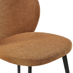 EuroStyle Markus Side Chair Rust - Set of 2 17252-RUST