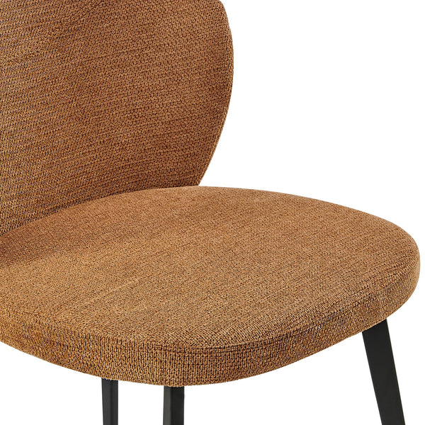 EuroStyle Markus Side Chair Rust - Set of 2 17252-RUST