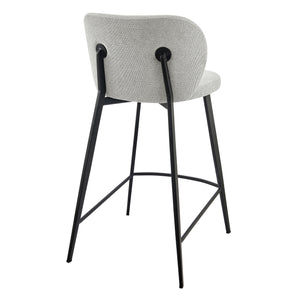 EuroStyle Markus Counter Stool Light Gray 17254-LTGRY