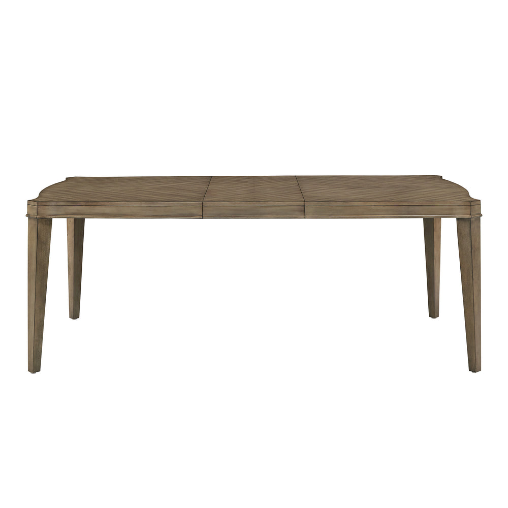 Homelegance Carter Extendable Dining Table with Diamond Inlay and Tapered Legs 172TP-82