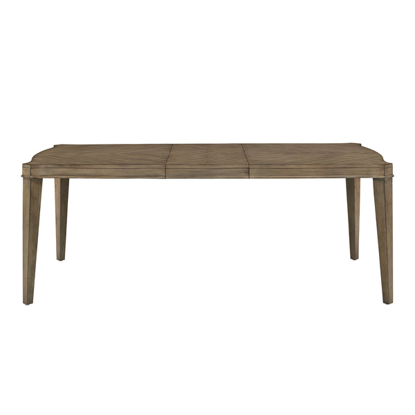 Homelegance Carter Extendable Dining Table with Diamond Inlay and Tapered Legs 172TP-82