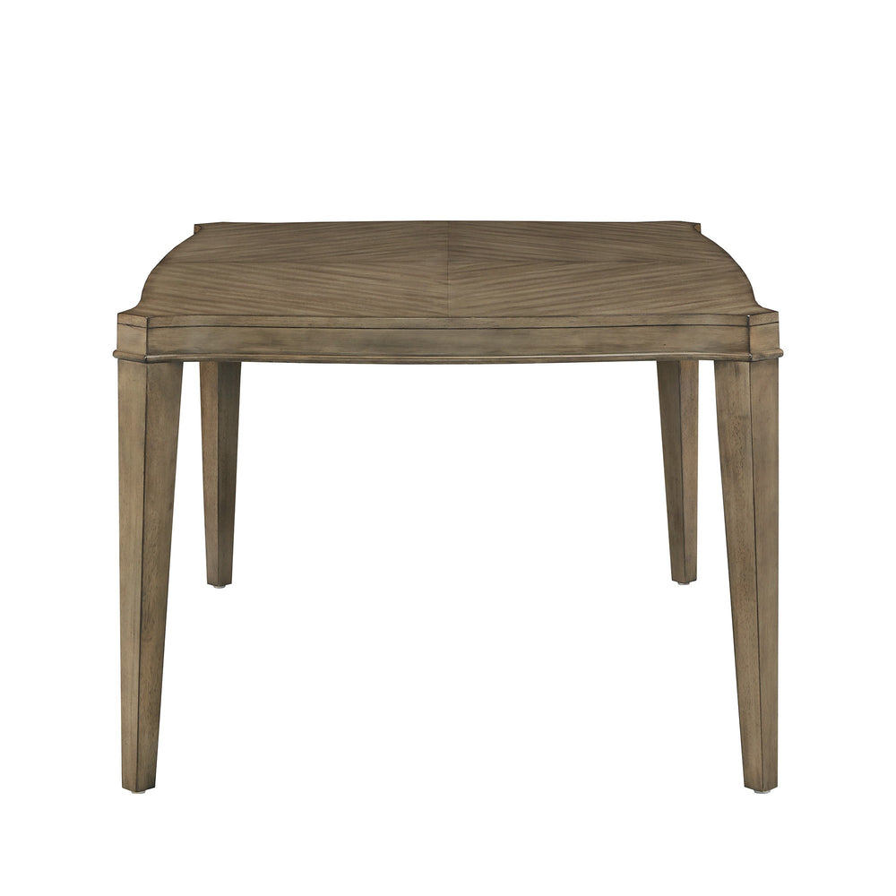 Homelegance Carter Extendable Dining Table with Diamond Inlay and Tapered Legs 172TP-82