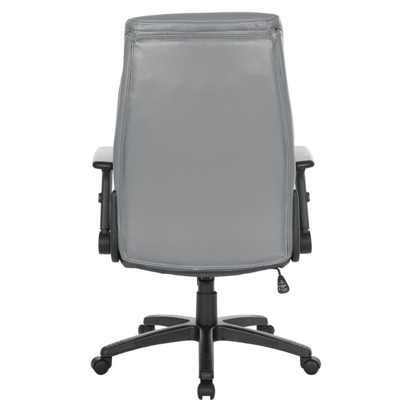 OSP Home Furnishings Exec Bonded Leather High Back Office Chair with Lumbar Support and Ergonomic Adjustability EC90200-EC42