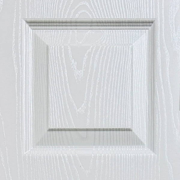English Elm 30 in Matte Black Steel Sliding Barn Door Frosted Glass Privacy Panel with Hardware B2763P484475