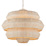 Antibes Medium White Chandelier