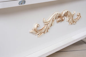 English Elm Rio Smart Coffee Table – Adjustable Height Design, Elegant White Wood, Ideal For Modern Living Spaces B029P206608-GIGA