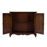 Leyden Wood European Accent Cabinet 1737011 Medium Brown Butler Specialty