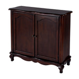 Leyden Wood European Accent Cabinet 1737024 Dark Brown Butler Specialty