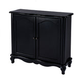 Leyden Wood European Accent Cabinet 1737111 Black Butler Specialty